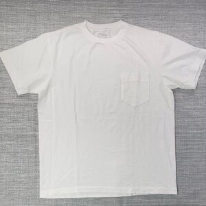 Lady White Co Tee Balta Pocket White Sz L